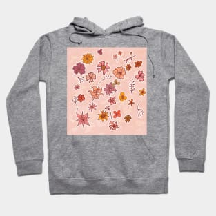 Bloom Floral Pattern Hoodie